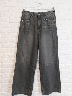 Фирменные джинсы палаццо 14-15 лет 106343860 фото
